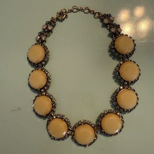 J. Crew Vintage Rhinestone Statement Necklace. Missing stones but I have them